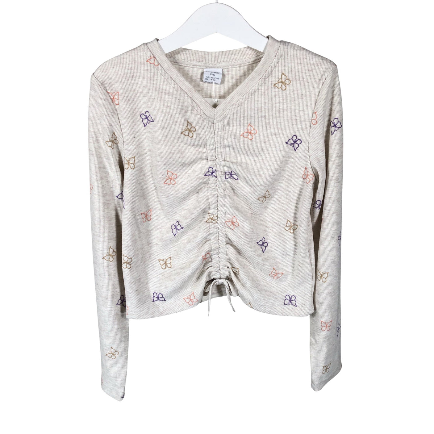 Unisex Lindex - Tricot shirt, size 134 - 140 - Beige (1)