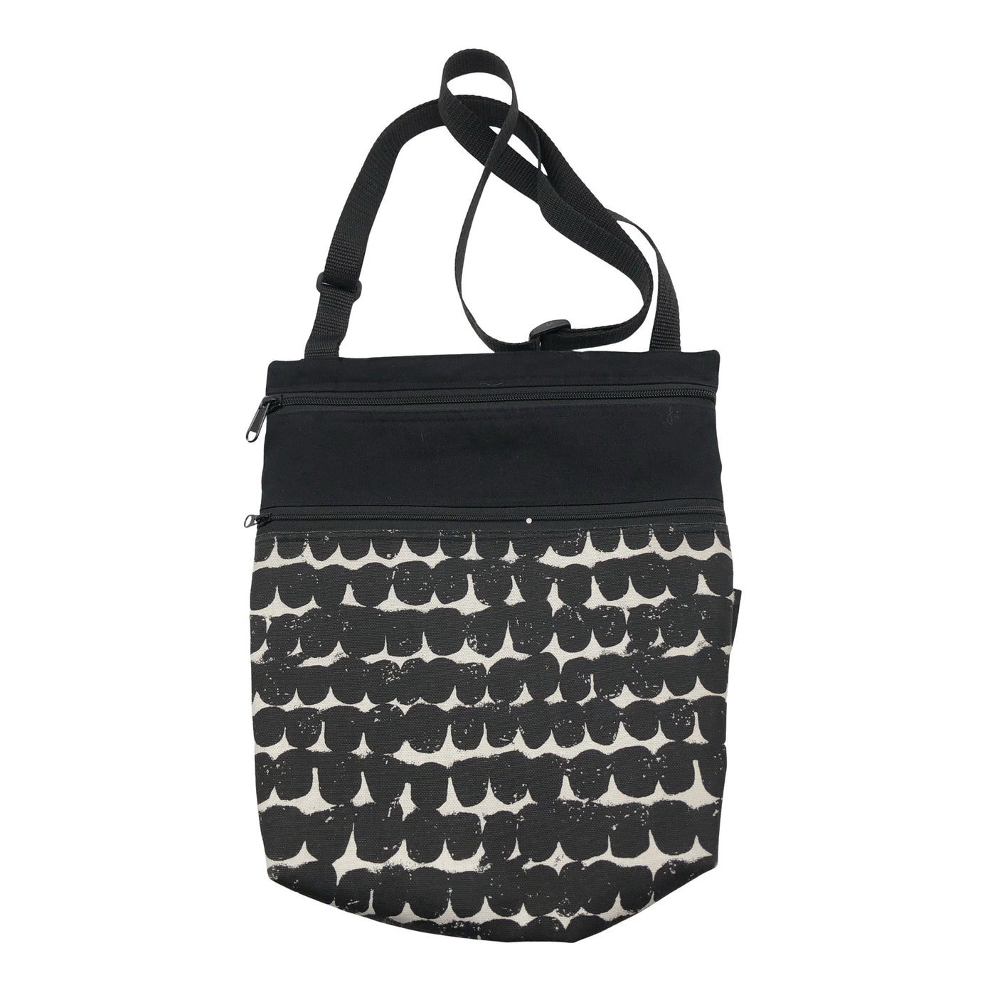 Unisex Handmade - Shoulder bag, size Midi - Black (1)