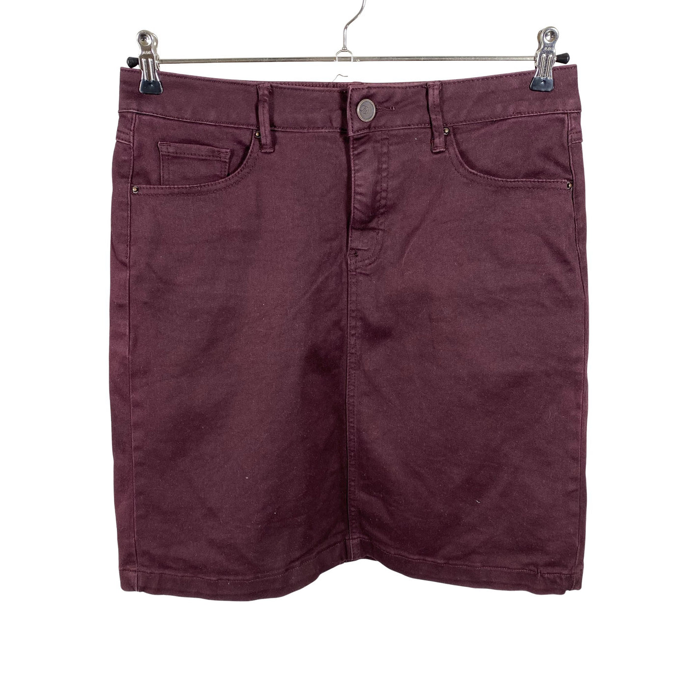 Unisex Flash Jeans - Denim skirt, size 40 - Wine red (1)