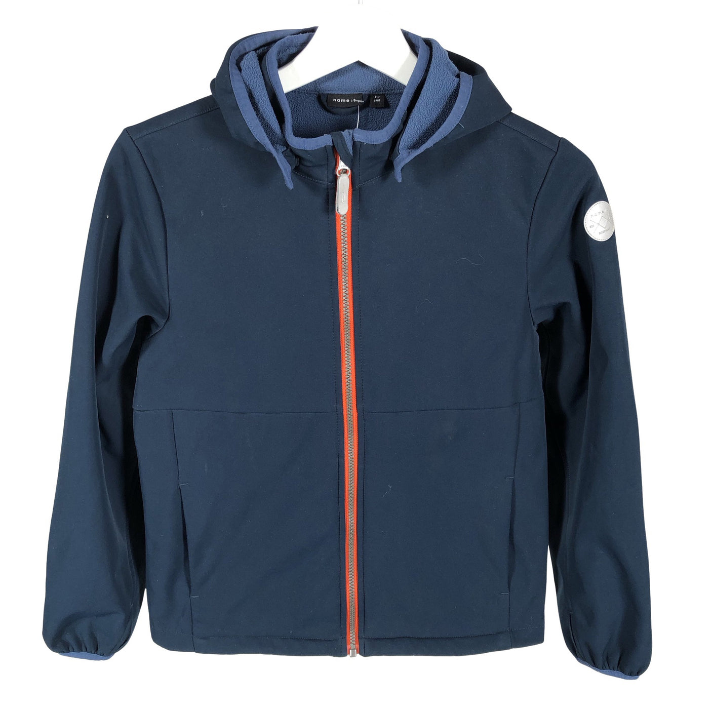 Unisex Name It - Soft shell jacket, size 140 - 146 - Blue (1)
