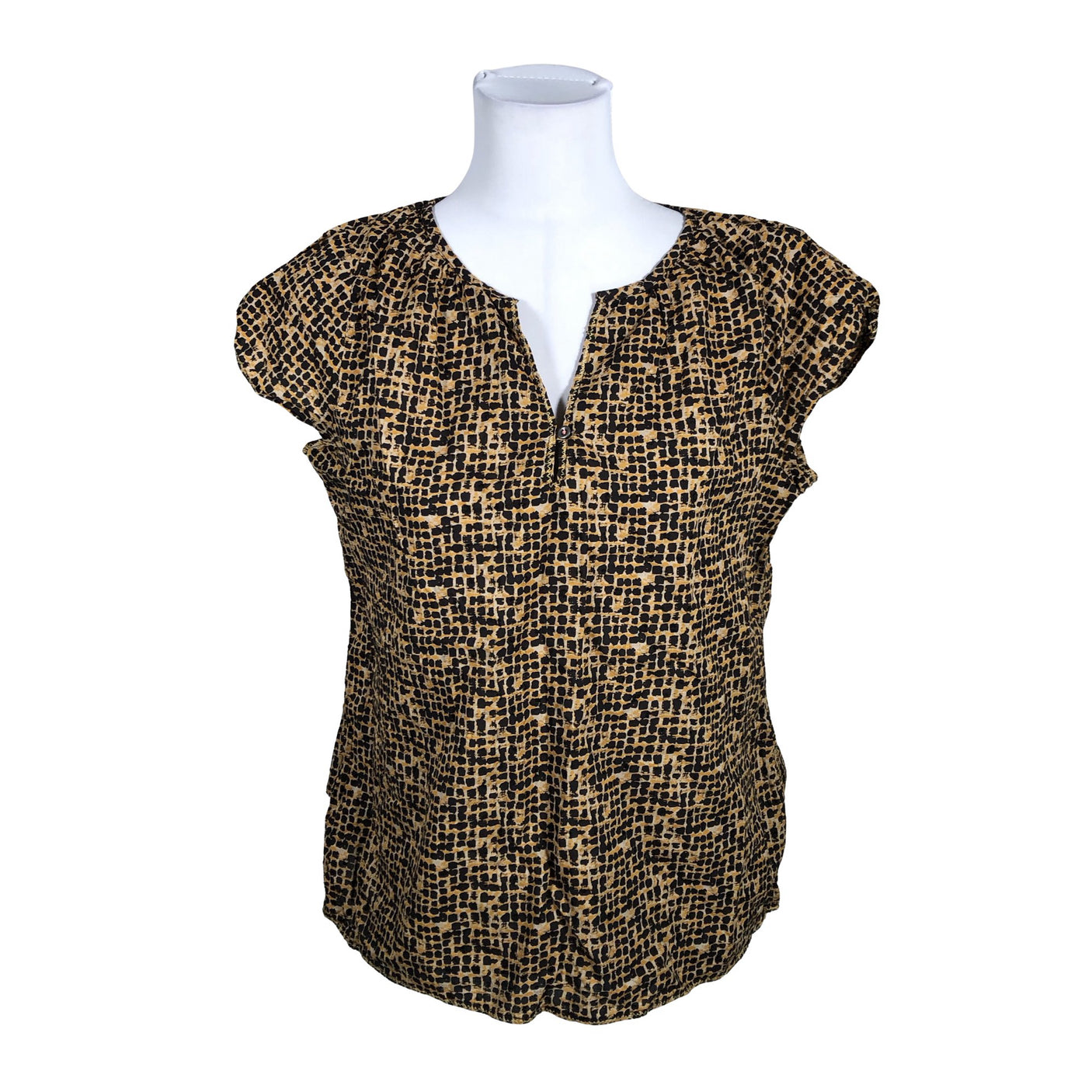 Unisex White Stuff - Short-sleeved blouse, size 40 - Brown (1)