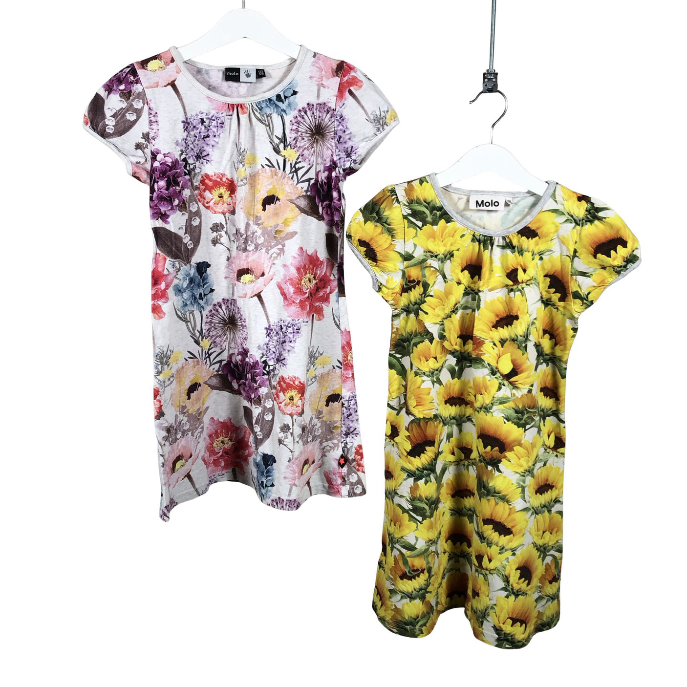 Unisex Molo Kids - Tricot dress, size 122 - 128 - Yellow (1)