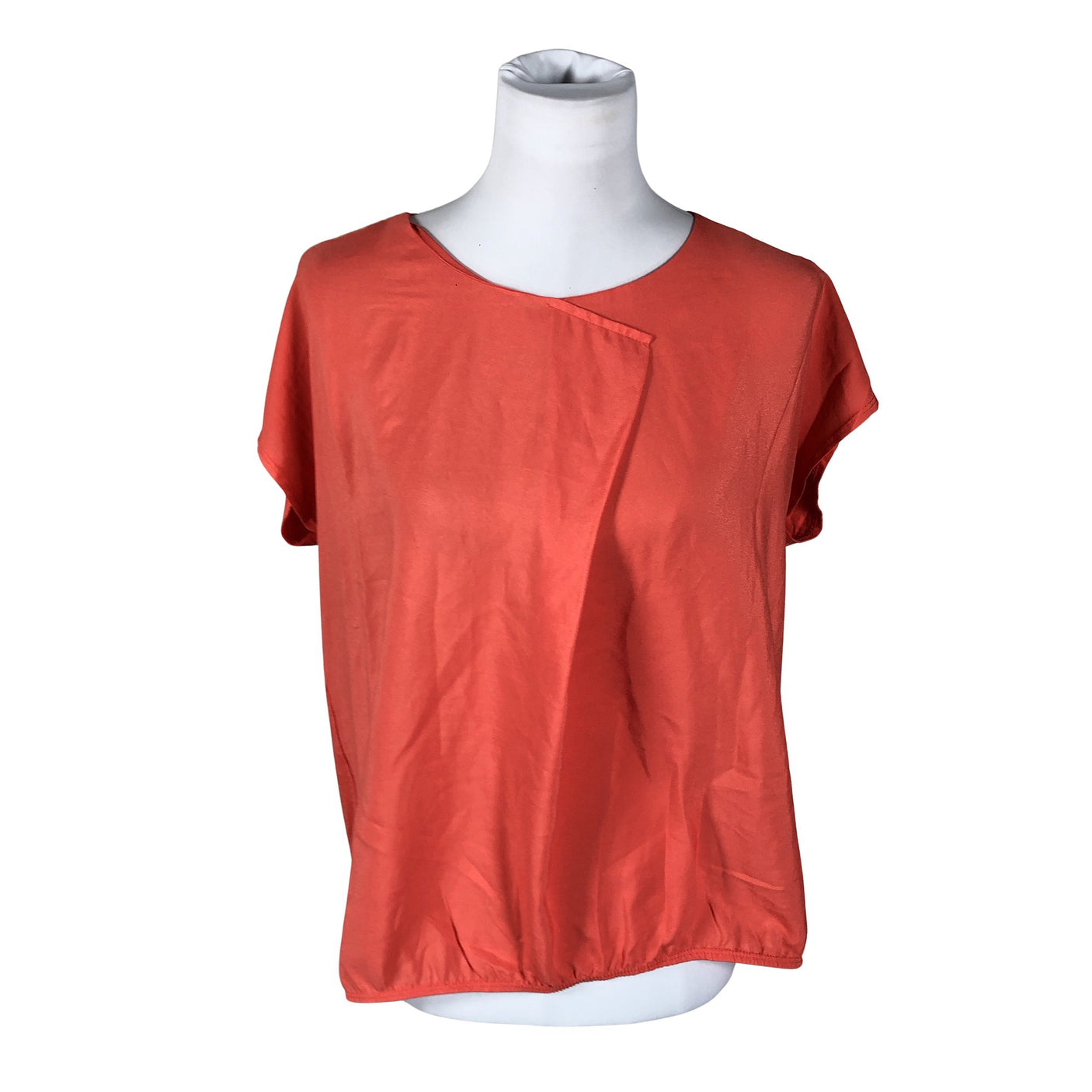 Unisex More&More - Short-sleeved blouse, size 38 - Orange (1)