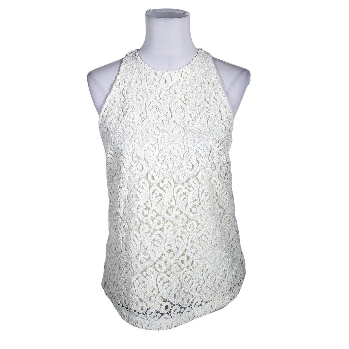 Unisex Massimo Dutti - Party top, size 38 - Natural white (3)