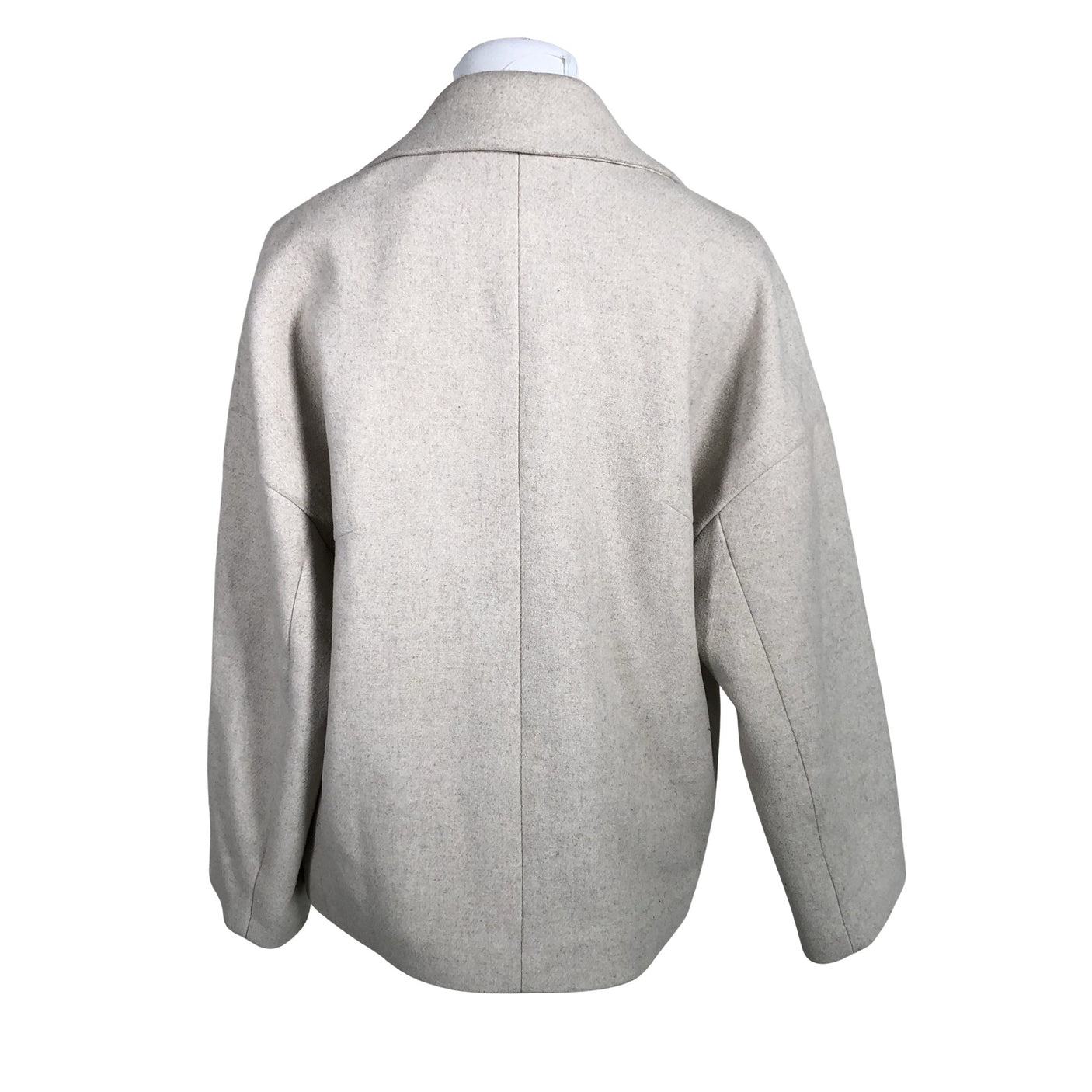 Unisex Lindex - Wool coat, size 34 - Beige (3)