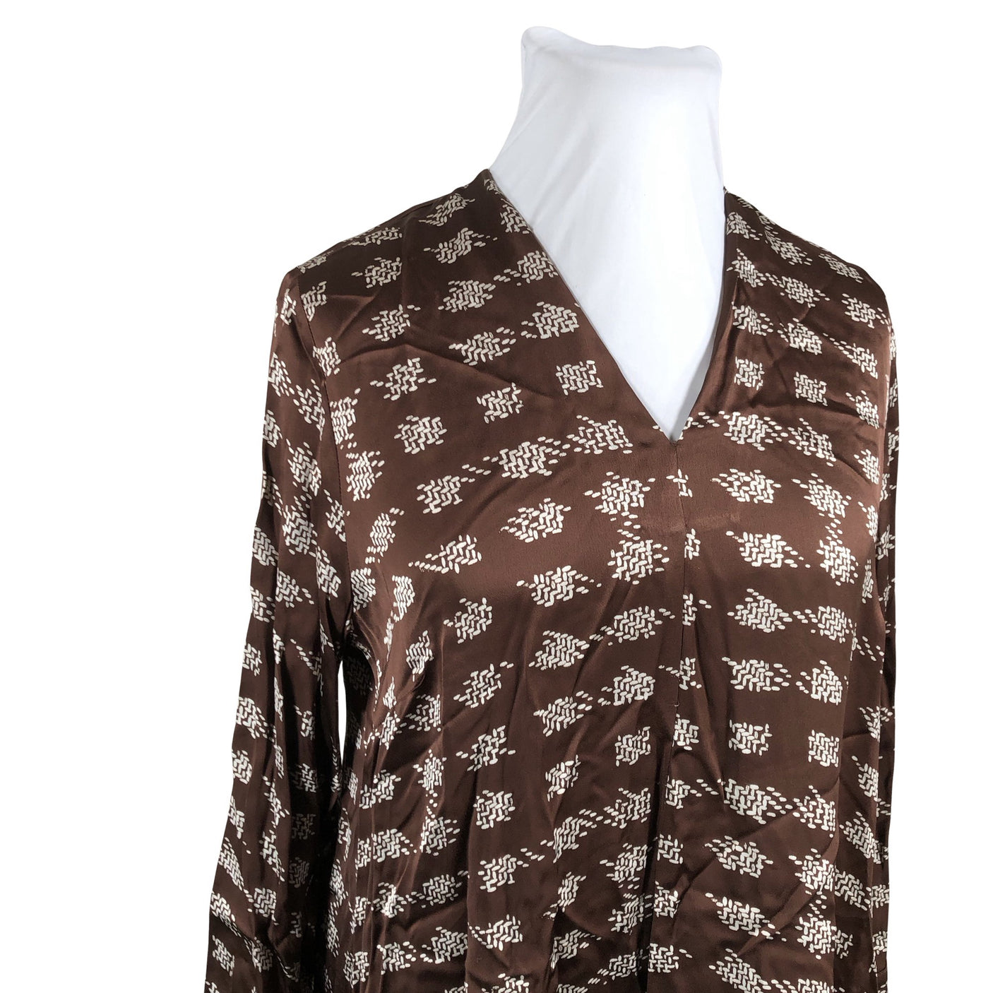 Unisex LaSalle - Schiffon dress, size 42 - Brown (3)