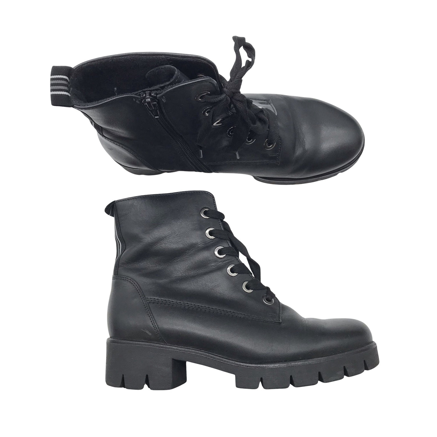 Unisex Gabor - Army boots, size 38 - Black (2)