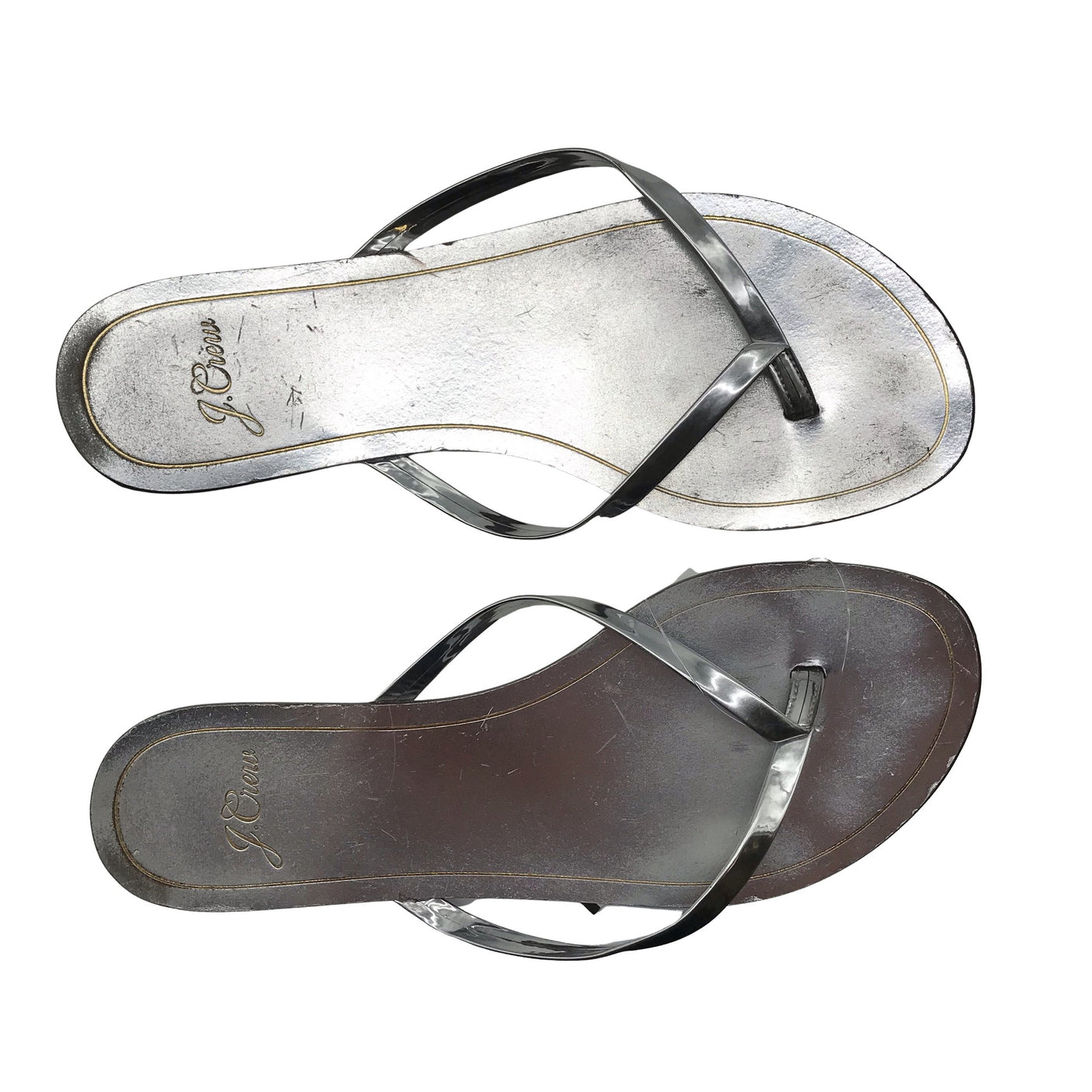 Unisex J.Crew - Sandals, size 39 - Silver (1)
