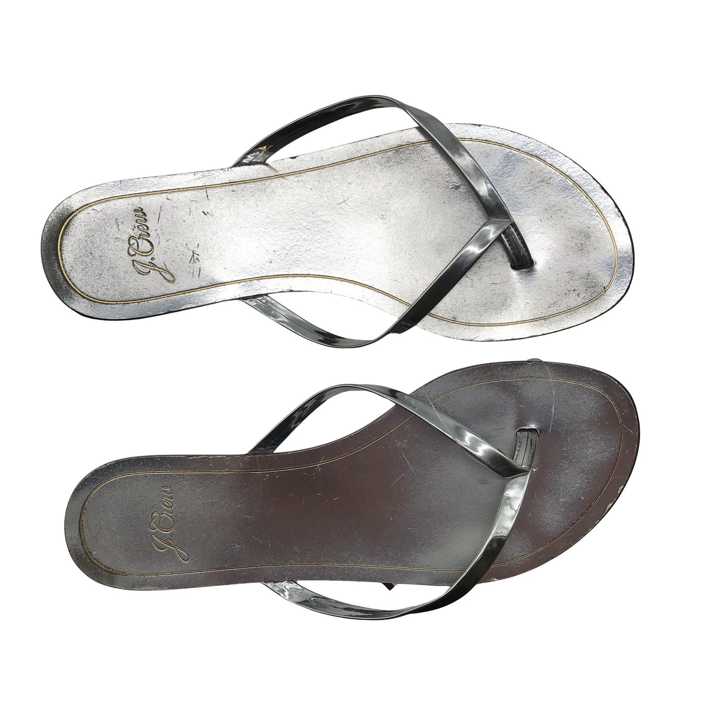 Unisex J.Crew - Sandals, size 39 - Silver (2)