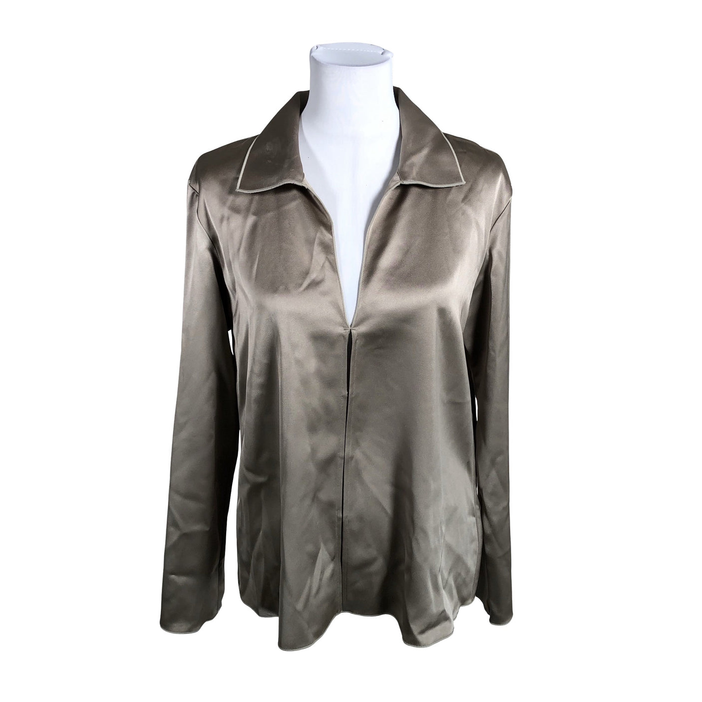Unisex Massimo Dutti - Party shirt, size 40 - Brown (1)