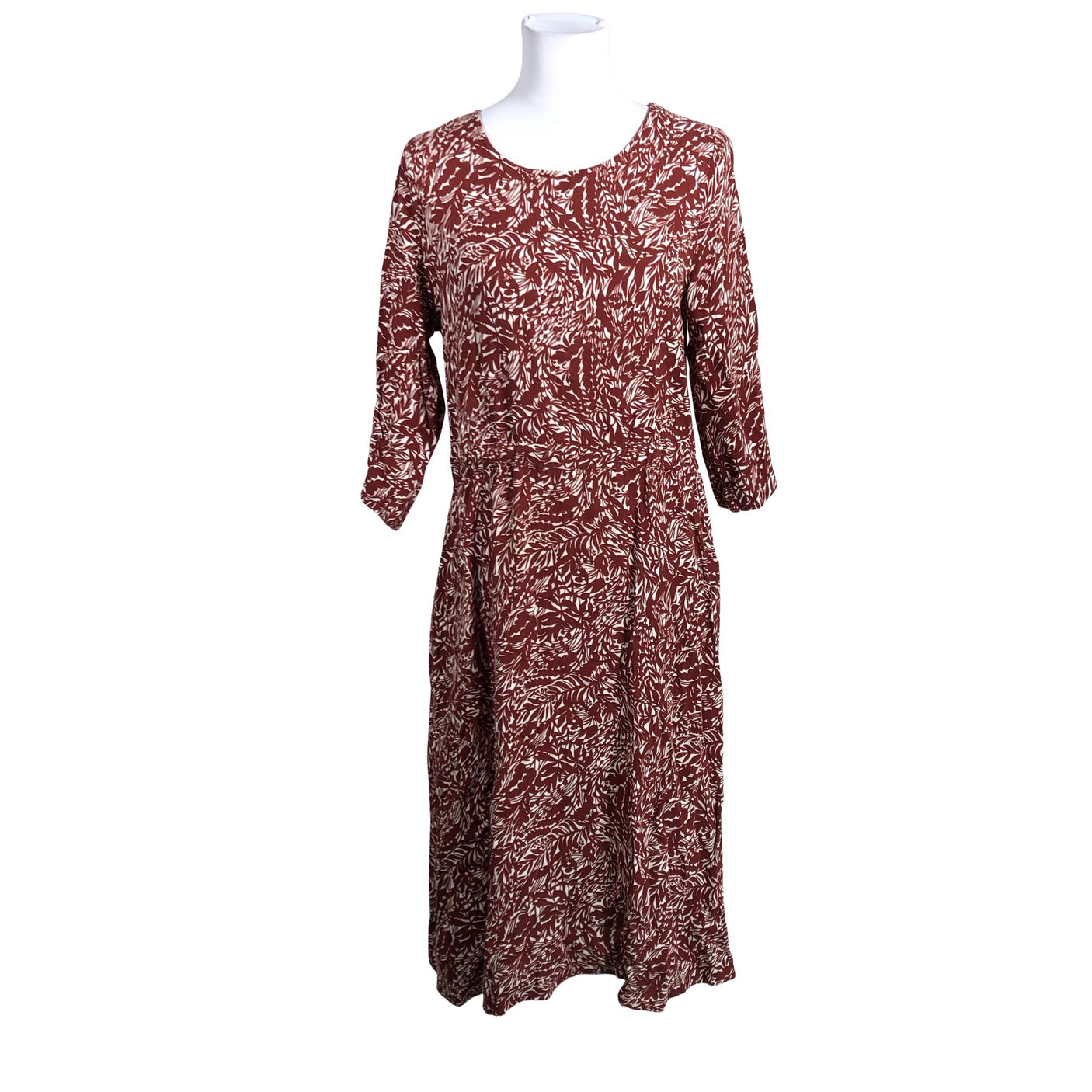 Unisex Nanso - Schiffon dress, size 40 - Brown (1)