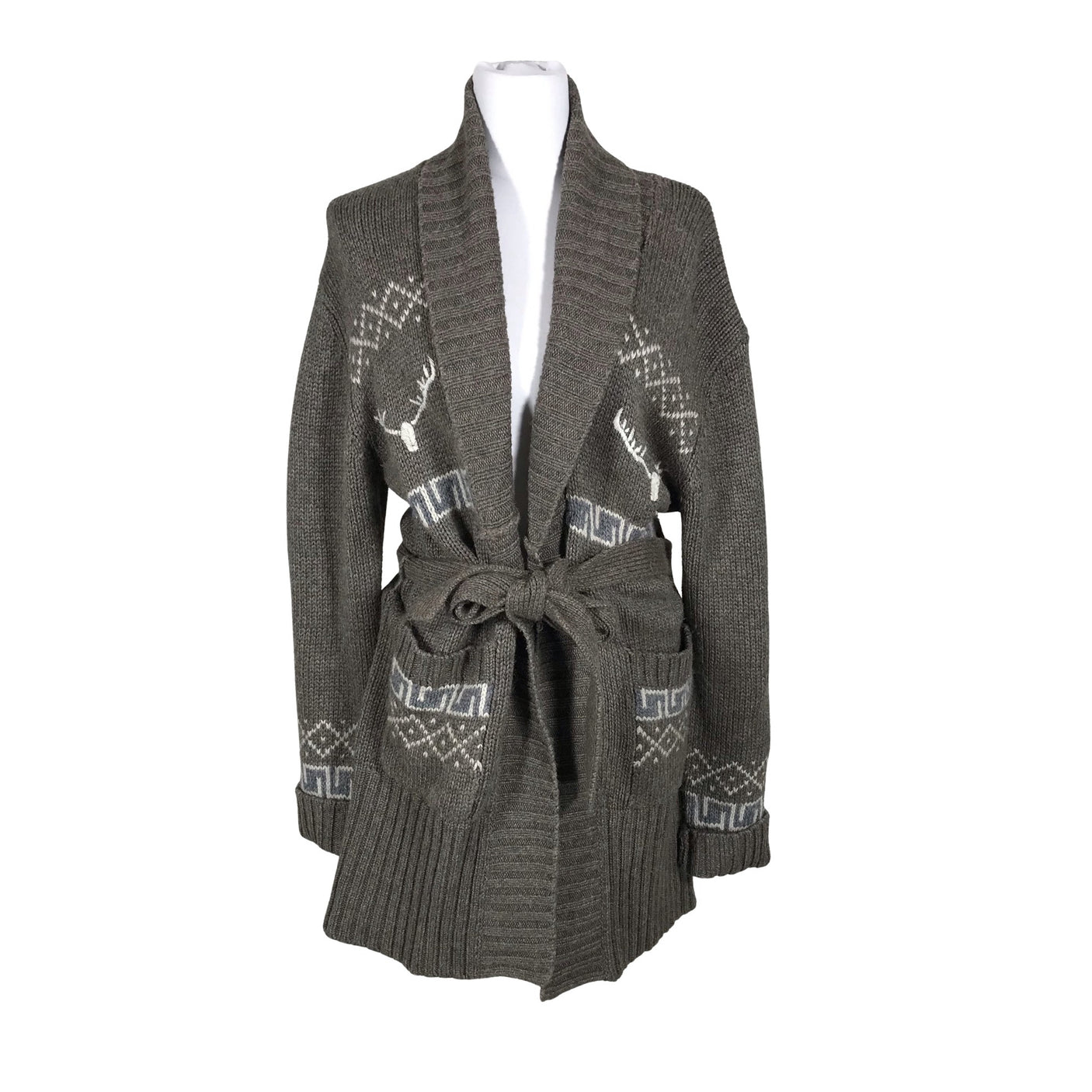Unisex Sand - Cardigan, size 40 - Brown (2)