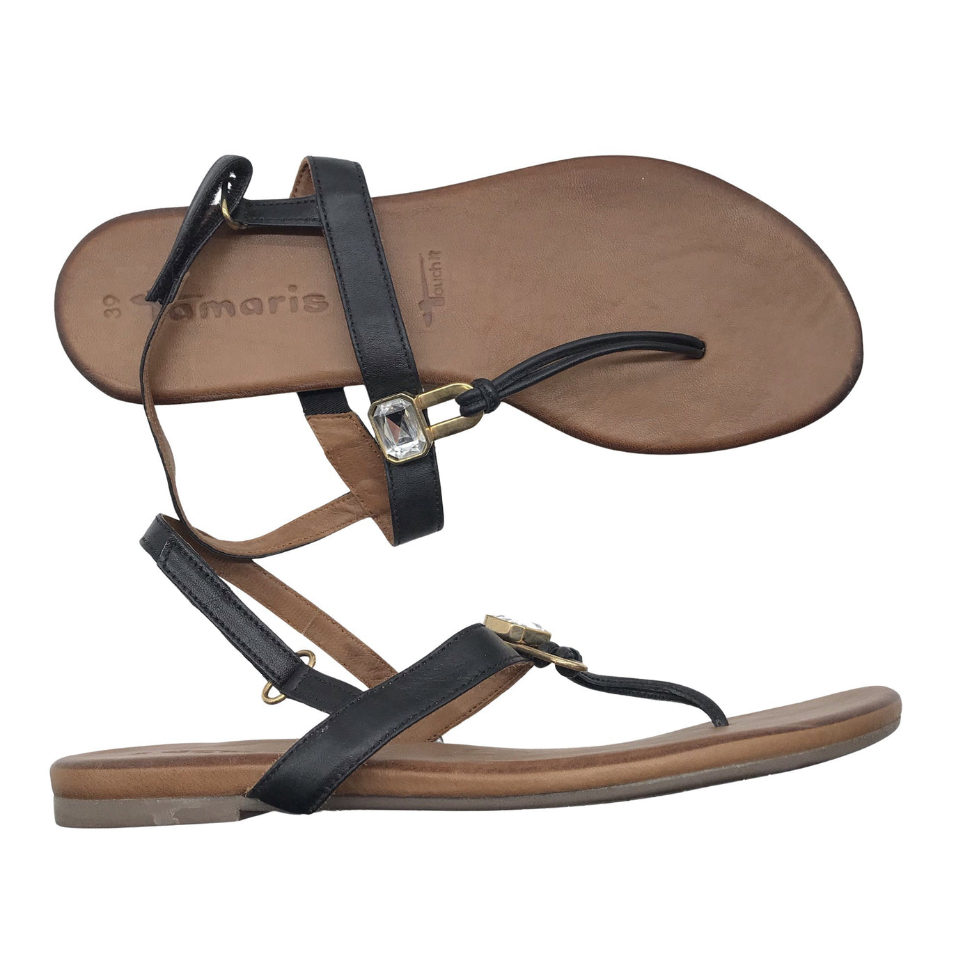 Unisex Tamaris - Sandals, size 39 - Black (1)