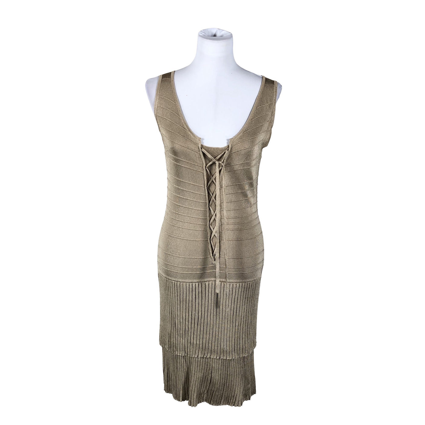 Unisex Luisa Spagnoli - Knit dress, size 38 - Beige (3)