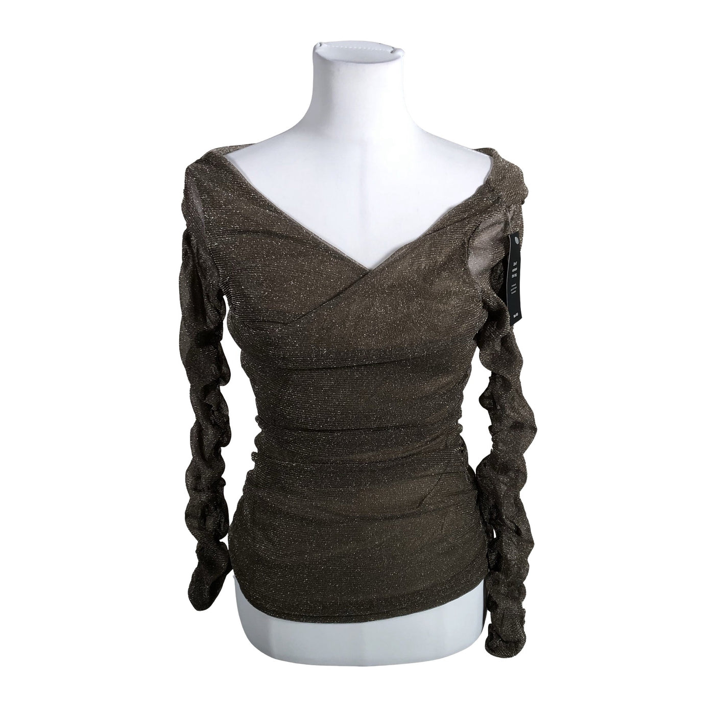 Unisex Na-KD - Party shirt, size 38 - Brown (1)