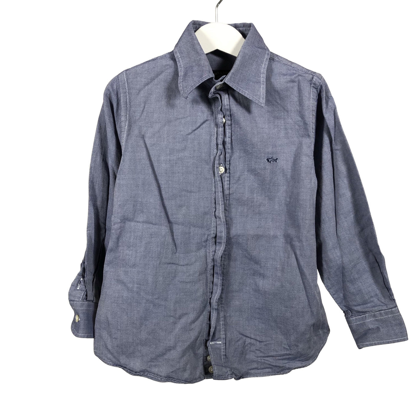Unisex Paul & Shark - Collared shirt, size 110 - 116 - Blue (1)