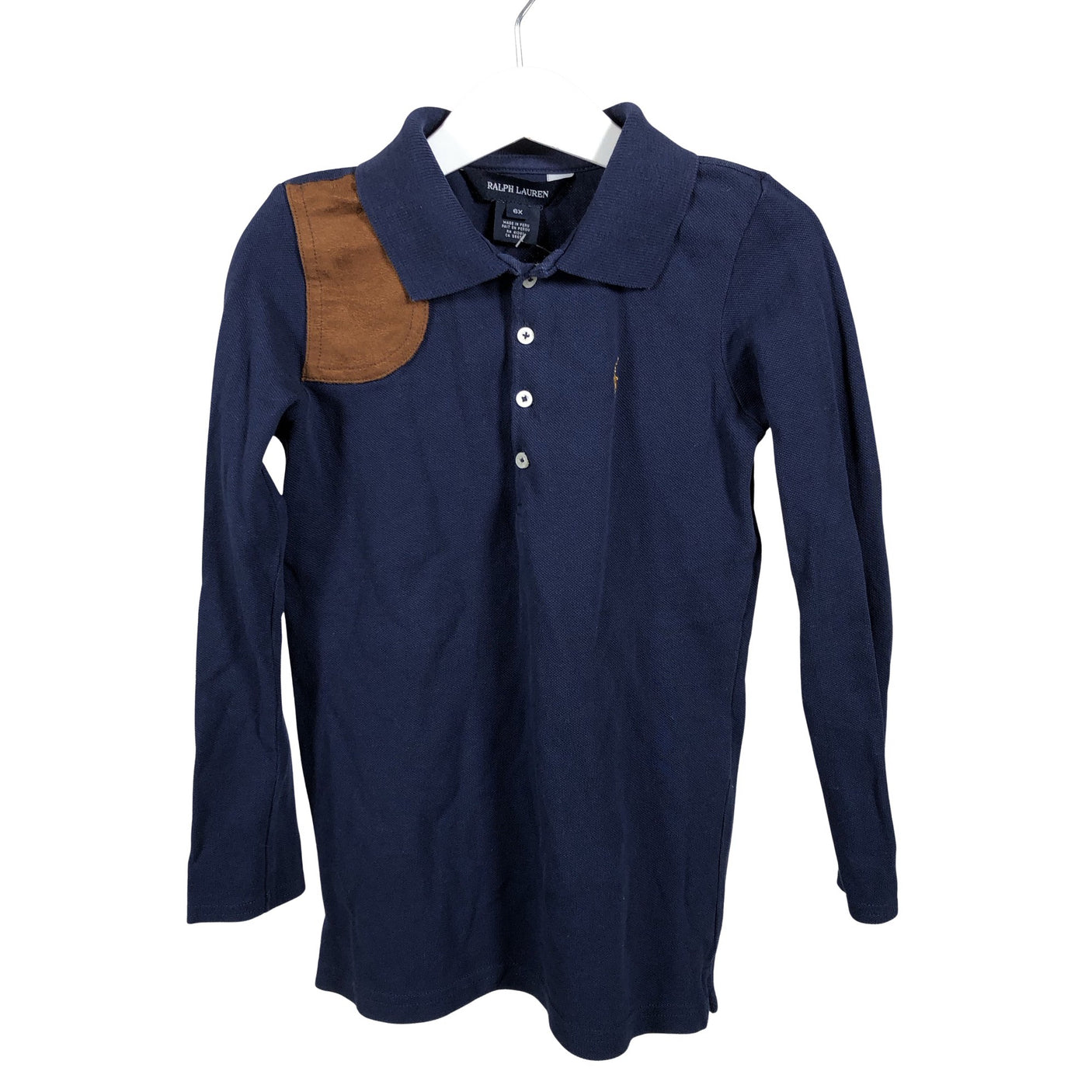 Unisex Polo Ralph Lauren - Polo shirt, size 110 - 116 - Blue (1)
