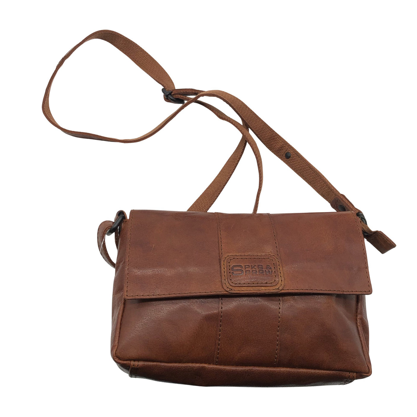 Unisex Spikes & Sparrow - Shoulder bag, size Midi - Brown (1)