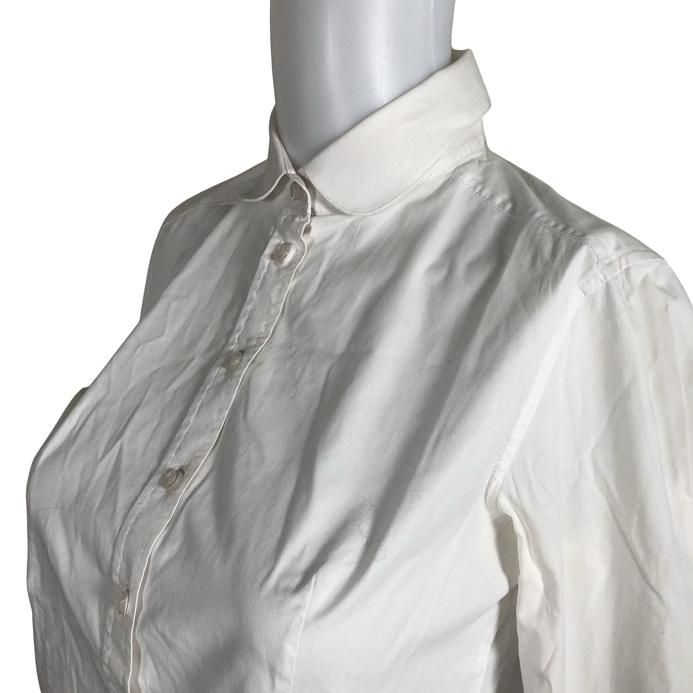 Unisex Andiata - Collared shirt, size 34 - White (2)