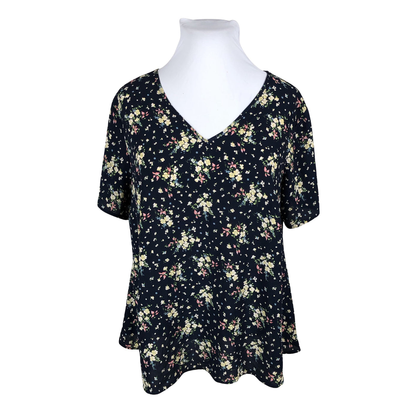 Unisex Zizzi - Short-sleeved blouse, size 46 - Blue (1)