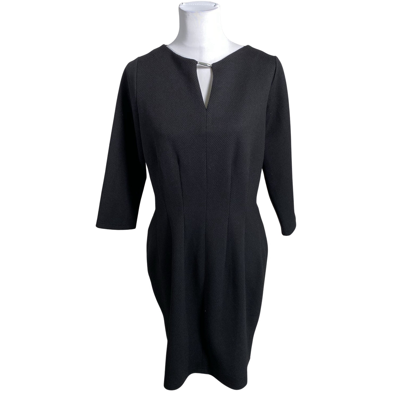 Unisex Numoco - Tricot dress, size 40 - Black (1)