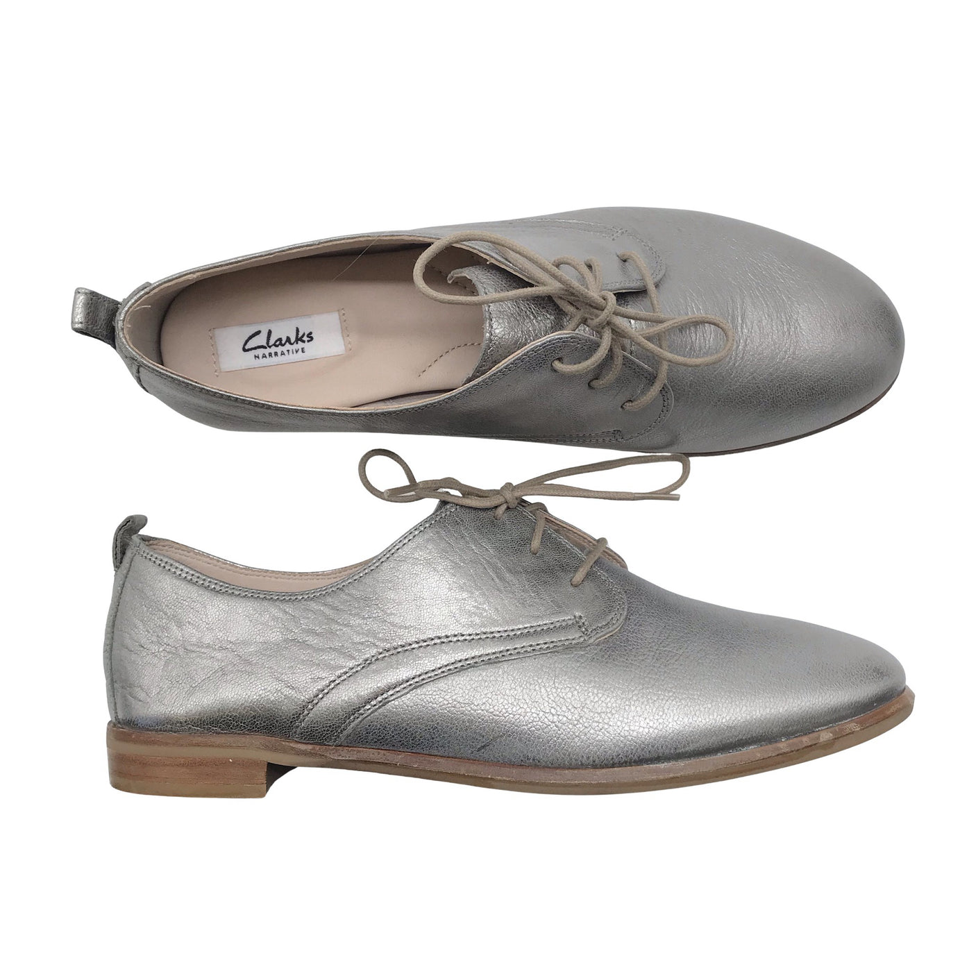 Unisex Clarks - Walking shoes, size 41 - Silver (1)