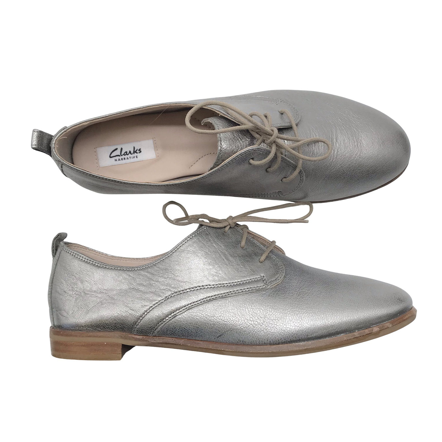 Unisex Clarks - Walking shoes, size 41 - Silver (3)