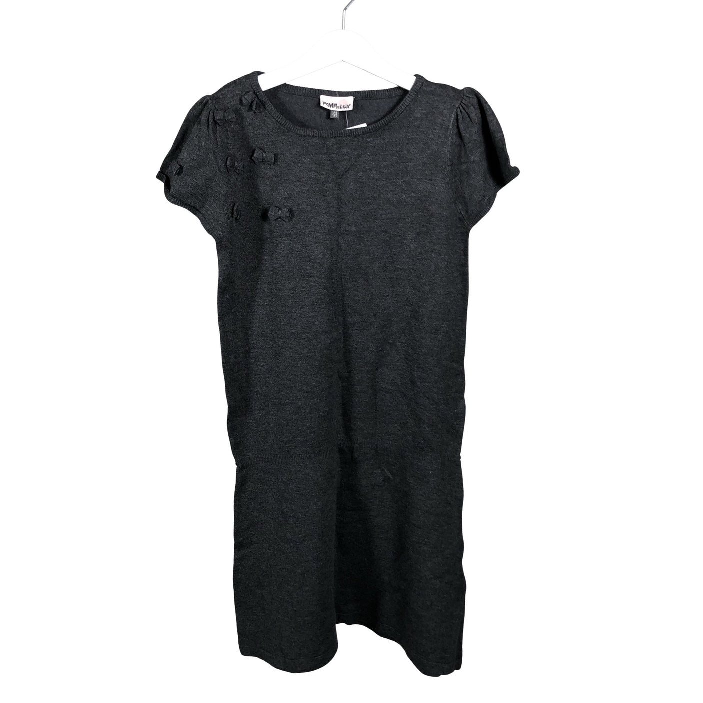 Unisex POMPdeLUX - Knit dress, size 140 - 146 - Gray (1)