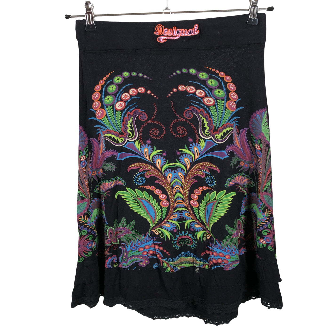 Unisex Desigual - Tricot skirt, size 38 - Black (1)