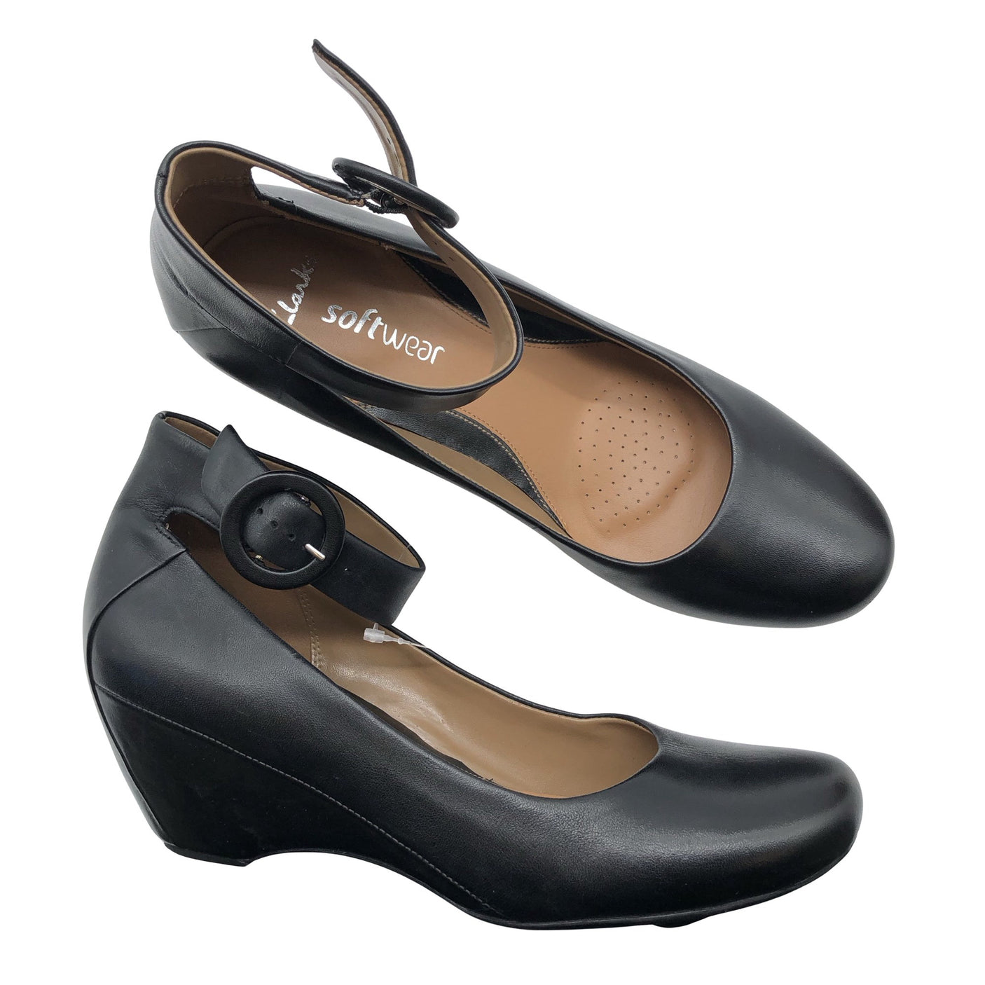 Unisex Clarks - Wedge heel shoes, size 40 - Black (1)