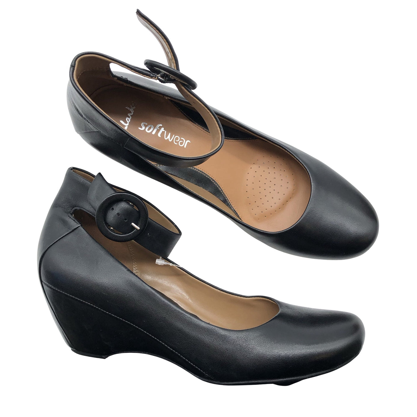 Unisex Clarks - Wedge heel shoes, size 40 - Black (2)