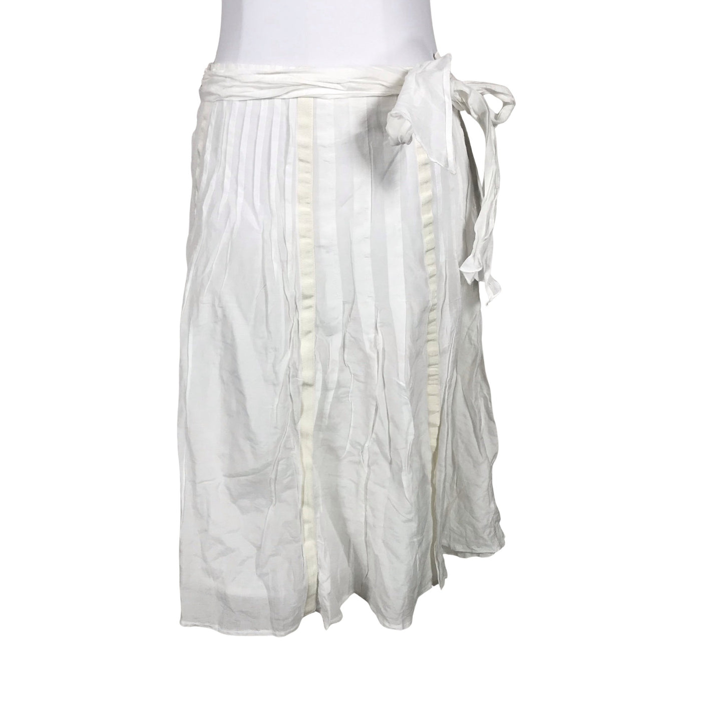 Unisex Benetton - Fabric skirt, size 40 - White (1)