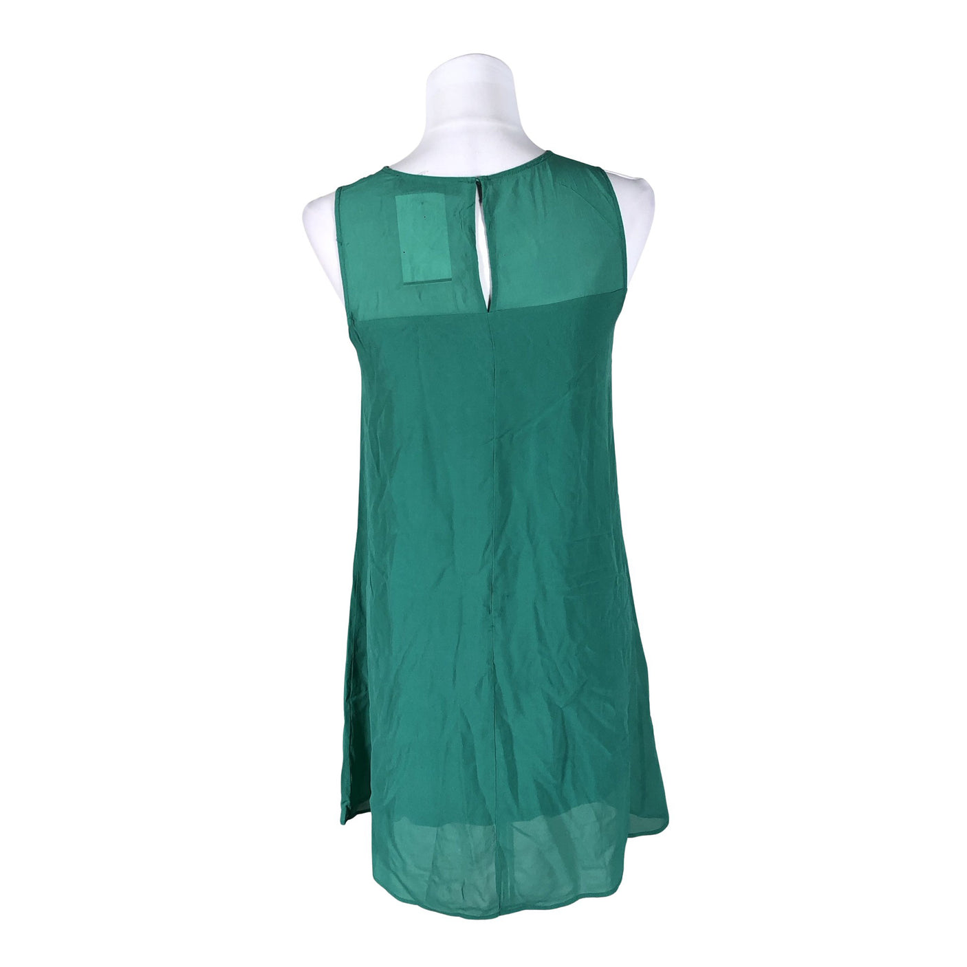 Unisex Hallhuber - Schiffon dress, size 34 - Green (2)