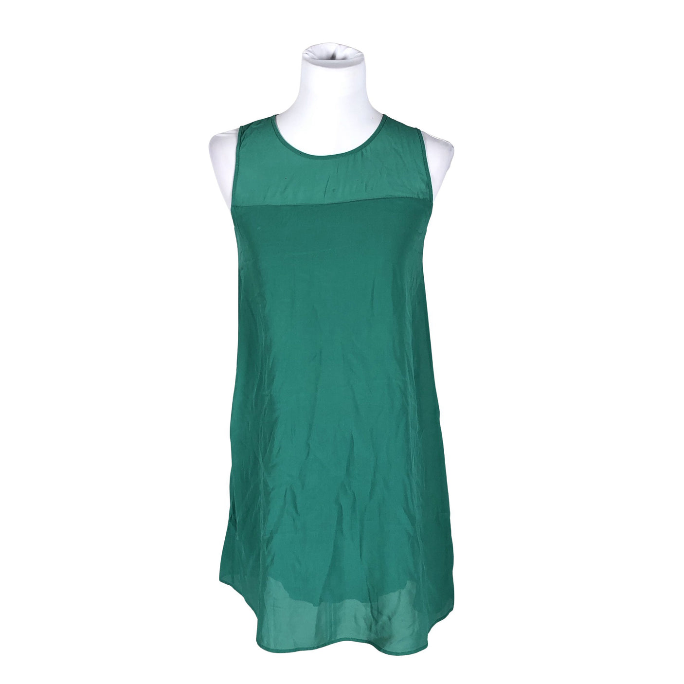 Unisex Hallhuber - Schiffon dress, size 34 - Green (1)