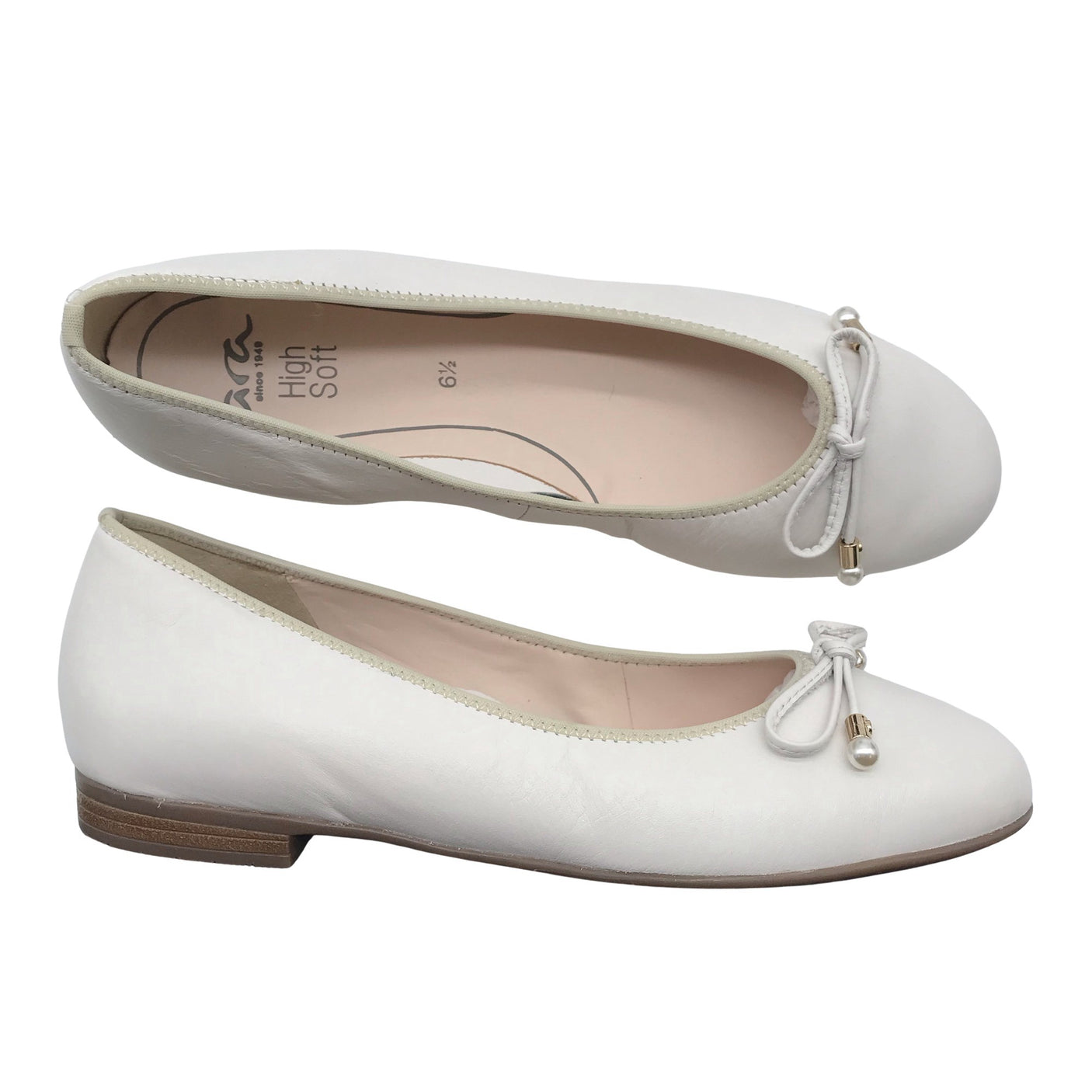 Unisex Ara - Ballerinas, size 39 - White (2)