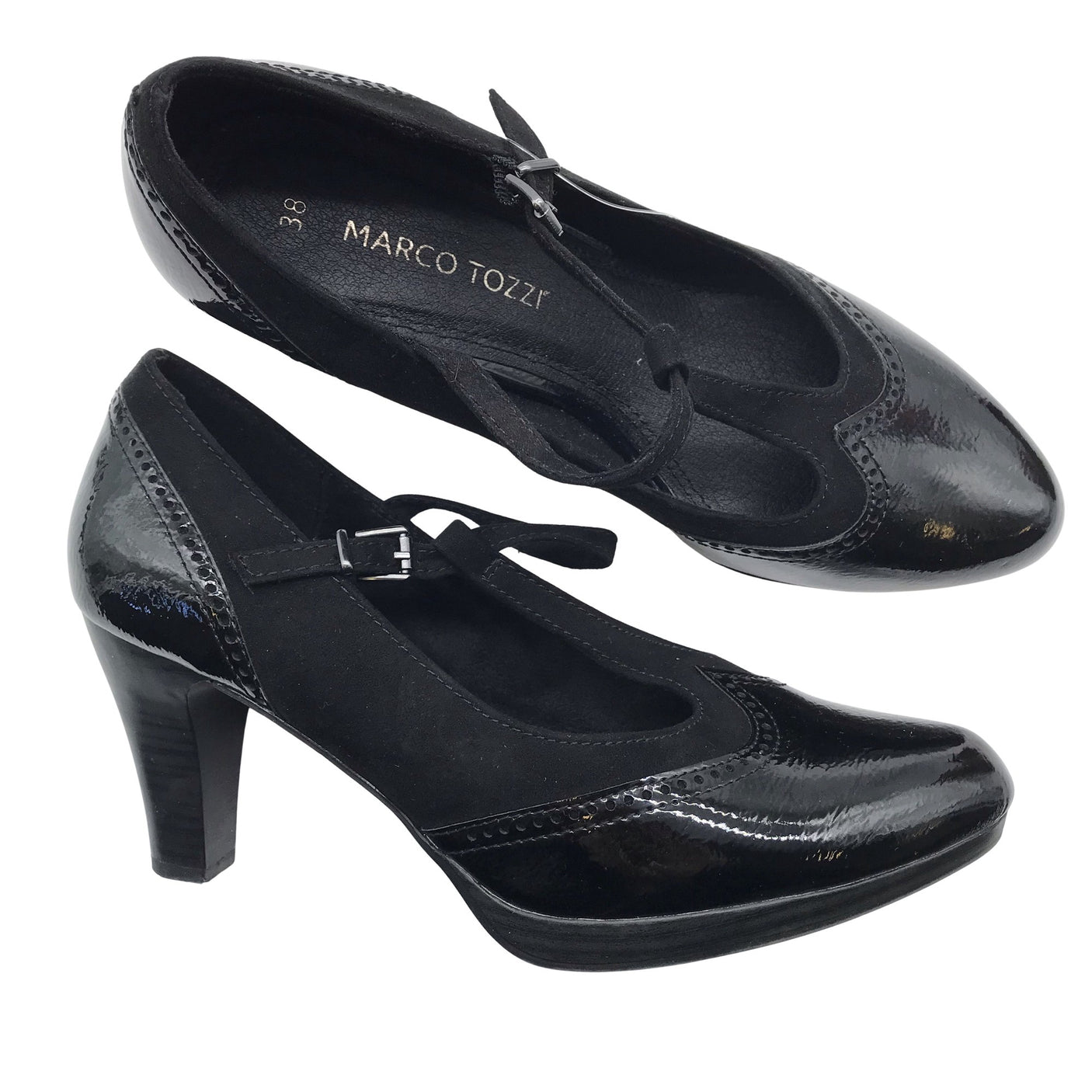 Unisex Marco Tozzi - High heels, size 38 - Black (1)