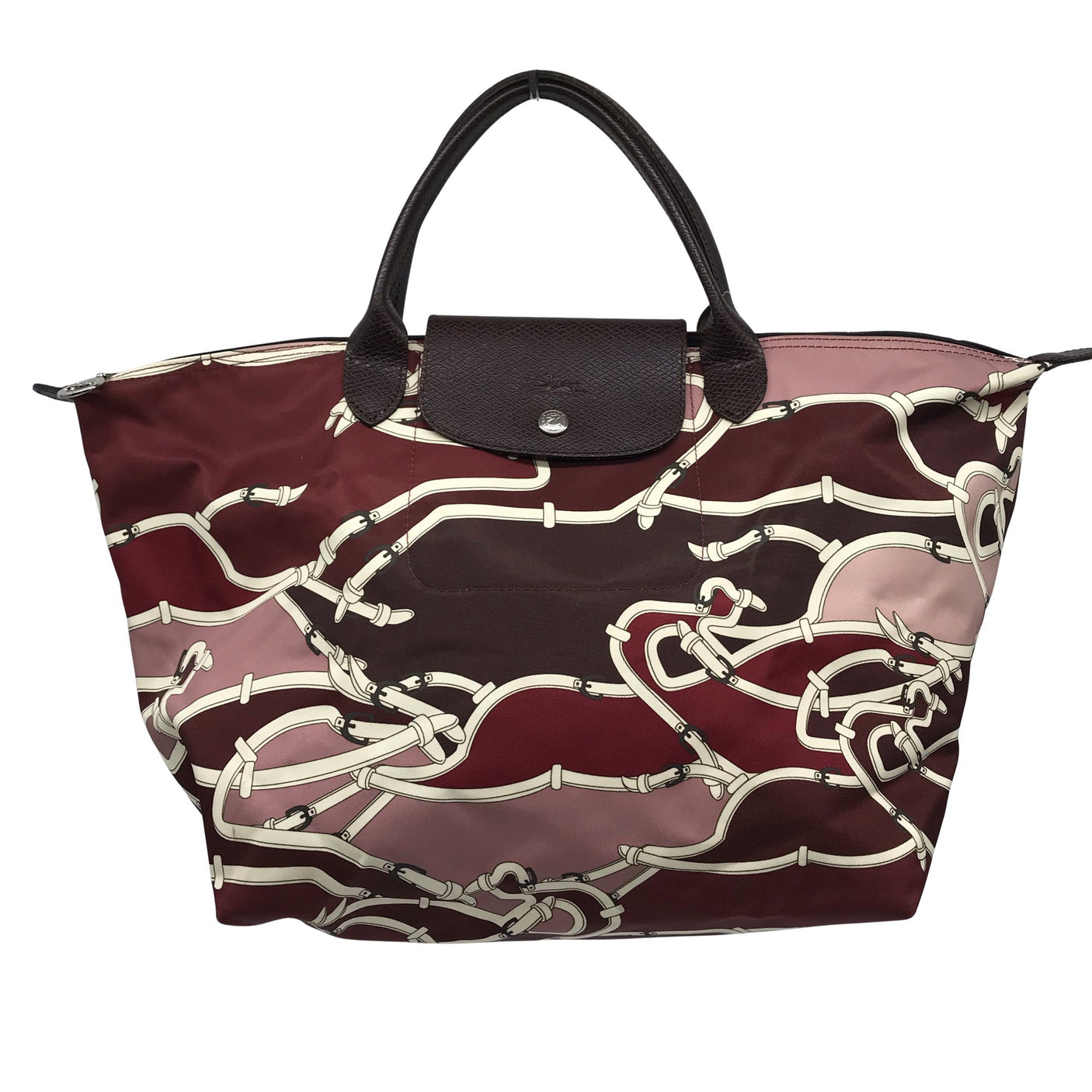 Unisex Longchamp - Handbag, size Midi - Wine red (1)