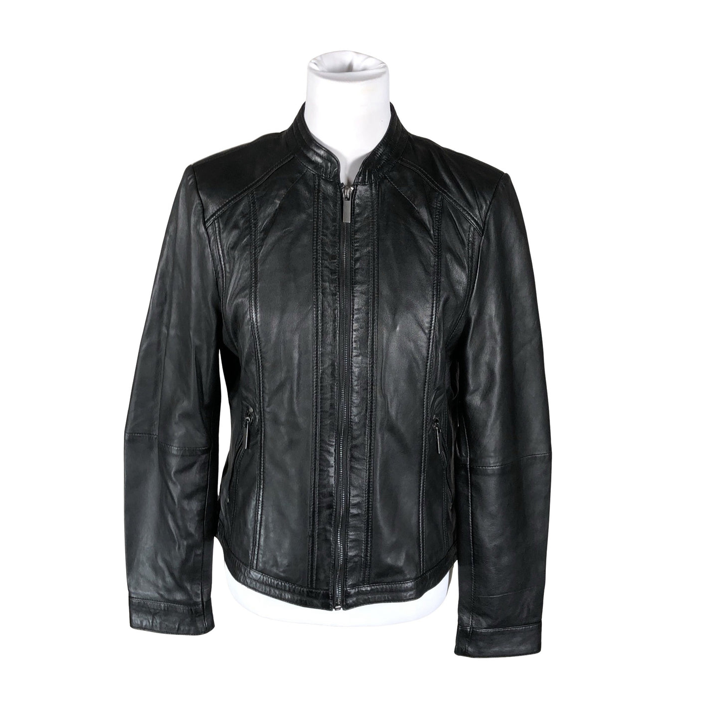 Unisex Saki - Leather jacket, size 40 - Black (1)