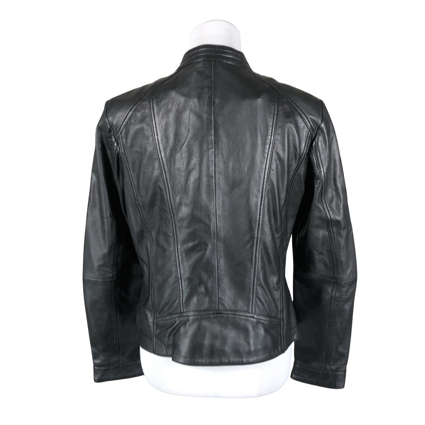 Unisex Saki - Leather jacket, size 40 - Black (2)