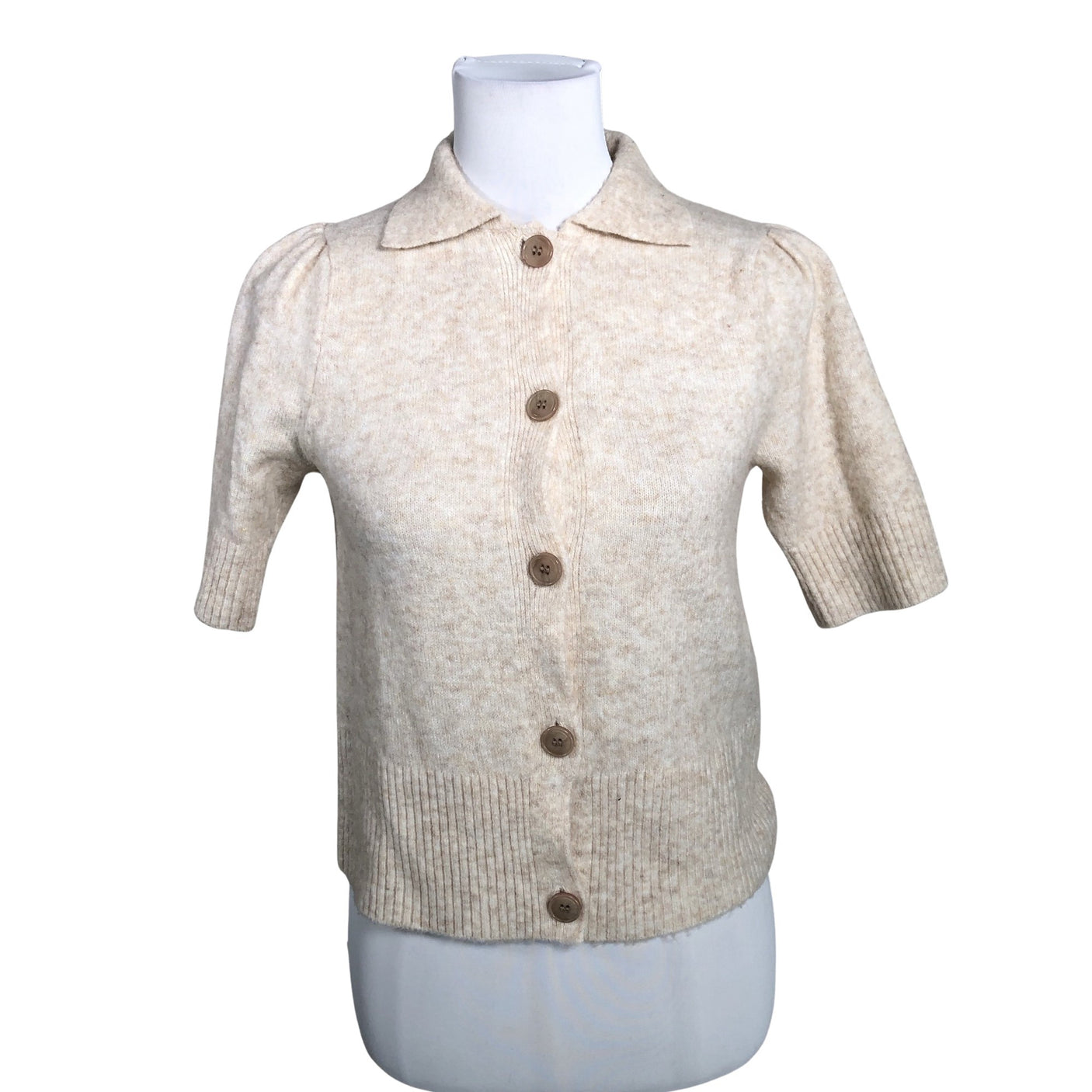 Unisex Lene Sand - Cardigan, size 36 - Beige (1)