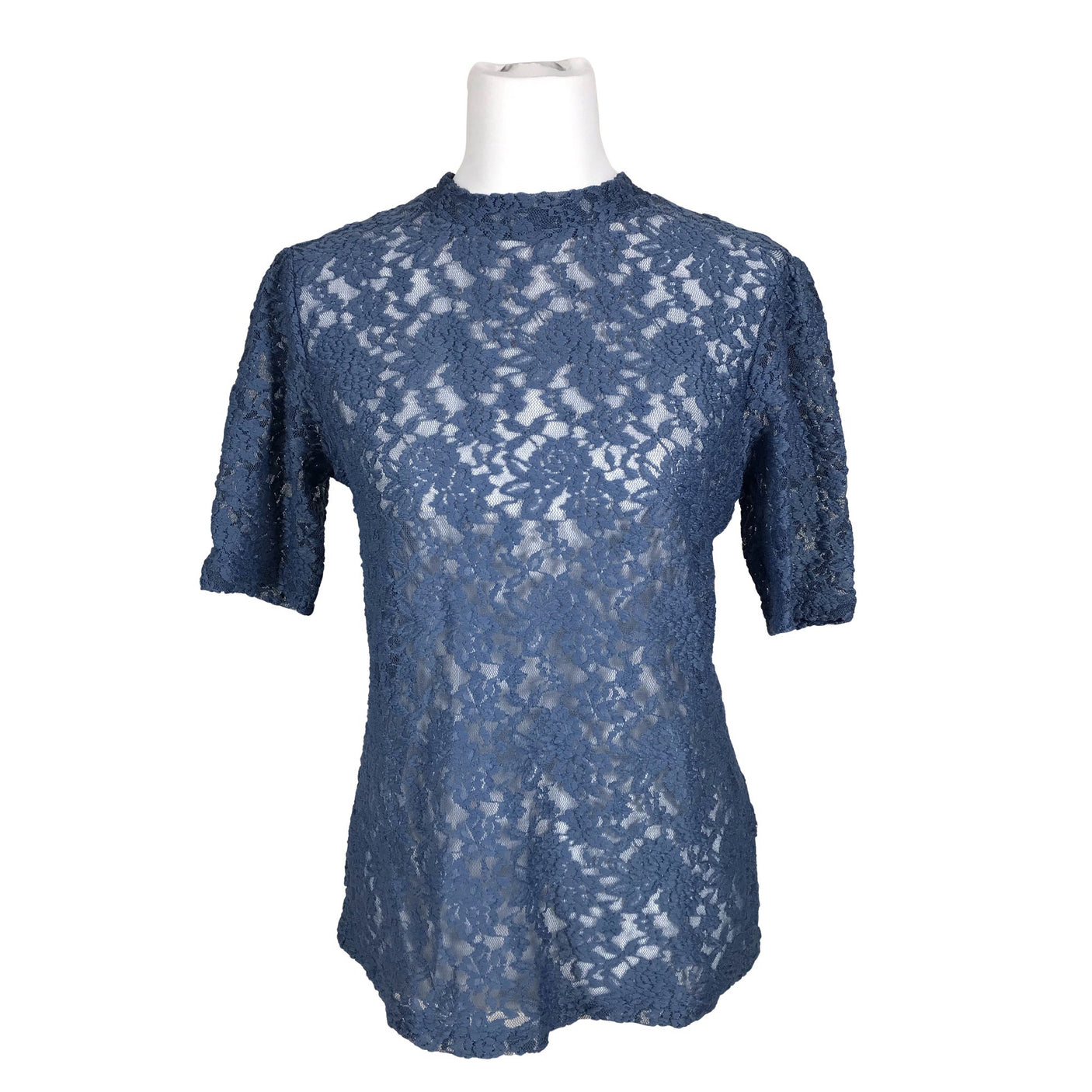 Unisex Choise - Short-sleeved blouse, size 42 - Blue (1)