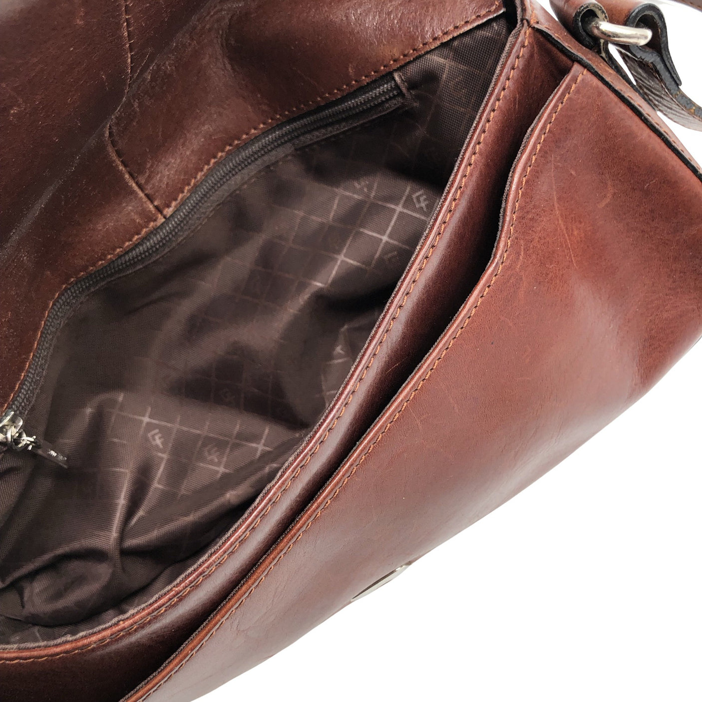 Unisex Claudio Ferrici - Handbag, size Midi - Brown (6)