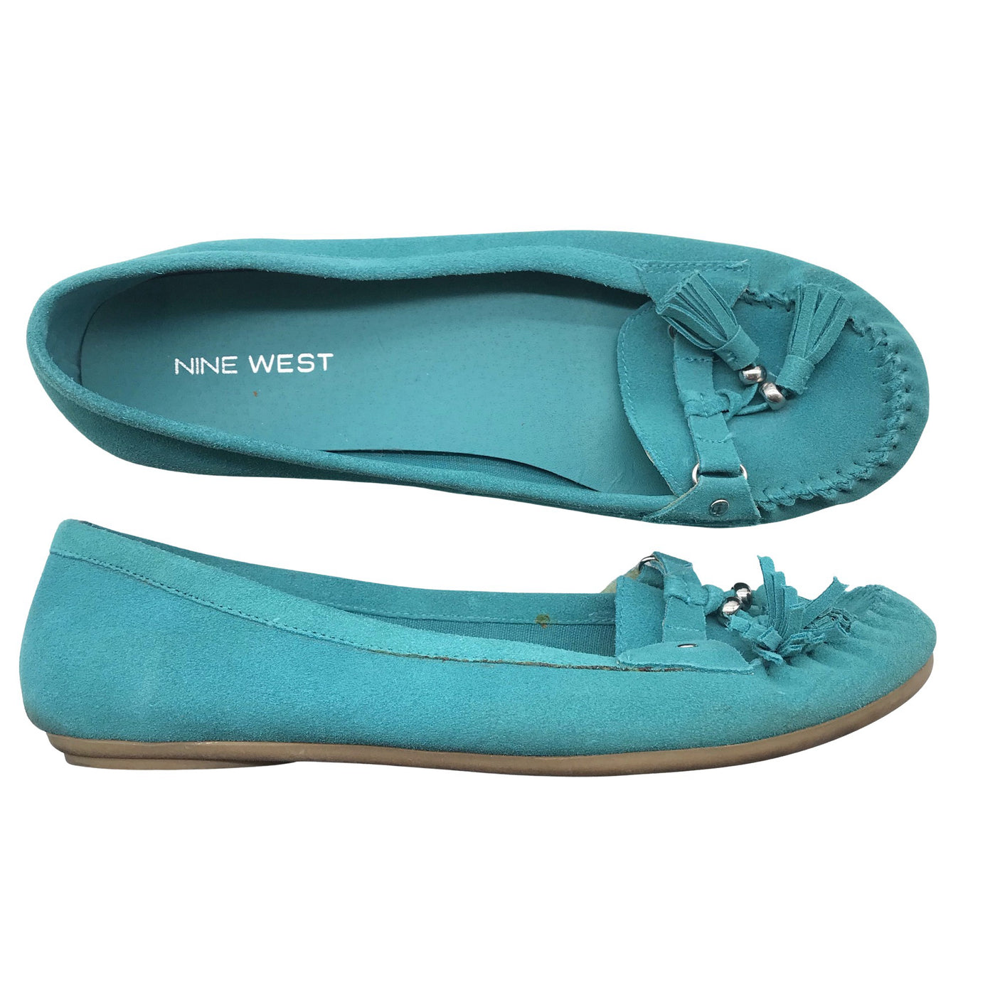 Unisex Nine West - Loafers, size 39 - Turquoise (2)
