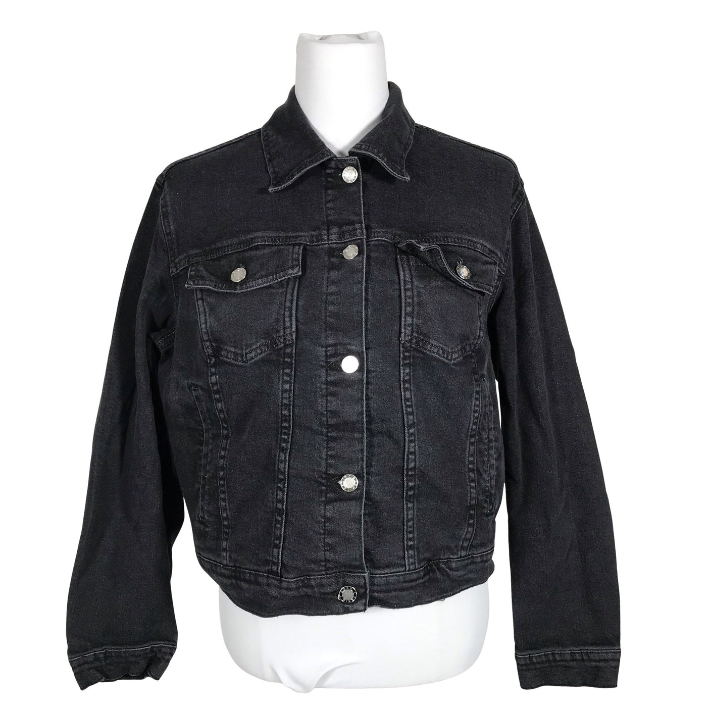 Unisex NOSH - Denim jacket, size 40 - Gray (2)