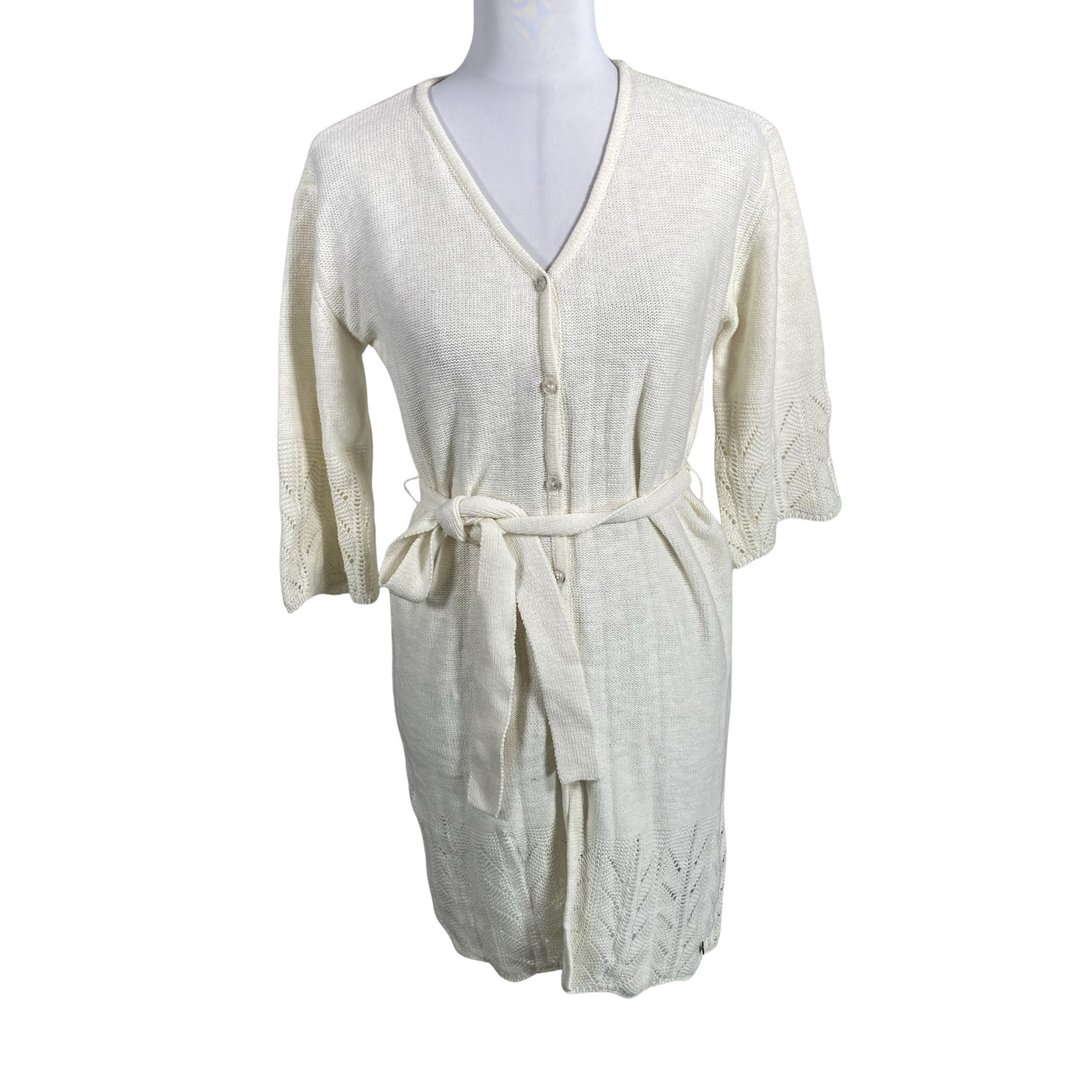 Unisex Cream - Cardigan, size 34 - Natural white (1)