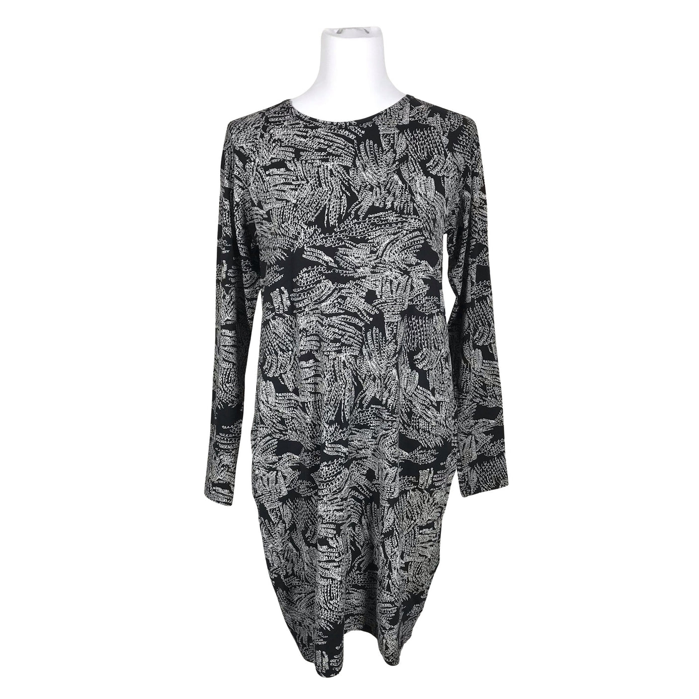 Unisex Papu - Tricot dress, size 38 - Black (1)