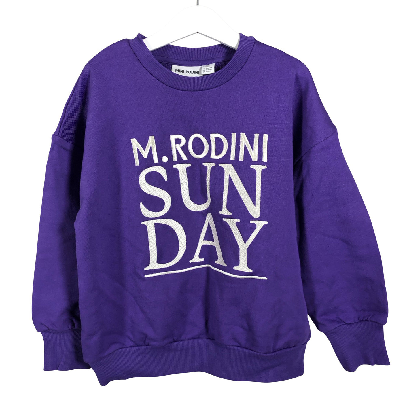 Unisex Mini Rodini - Sweatshirt, size 128 - 134 - Violet (1)