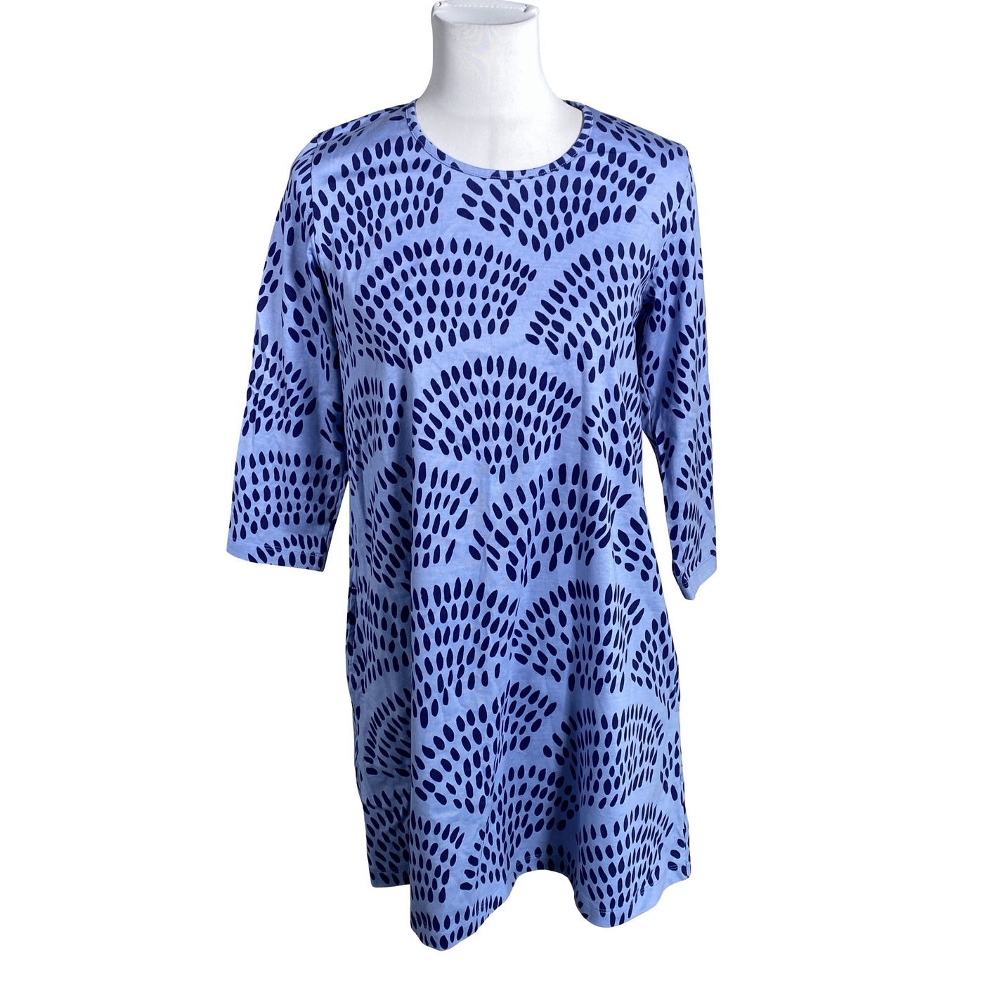 Unisex Marimekko - Tricot tunic, size 36 - Light blue (1)