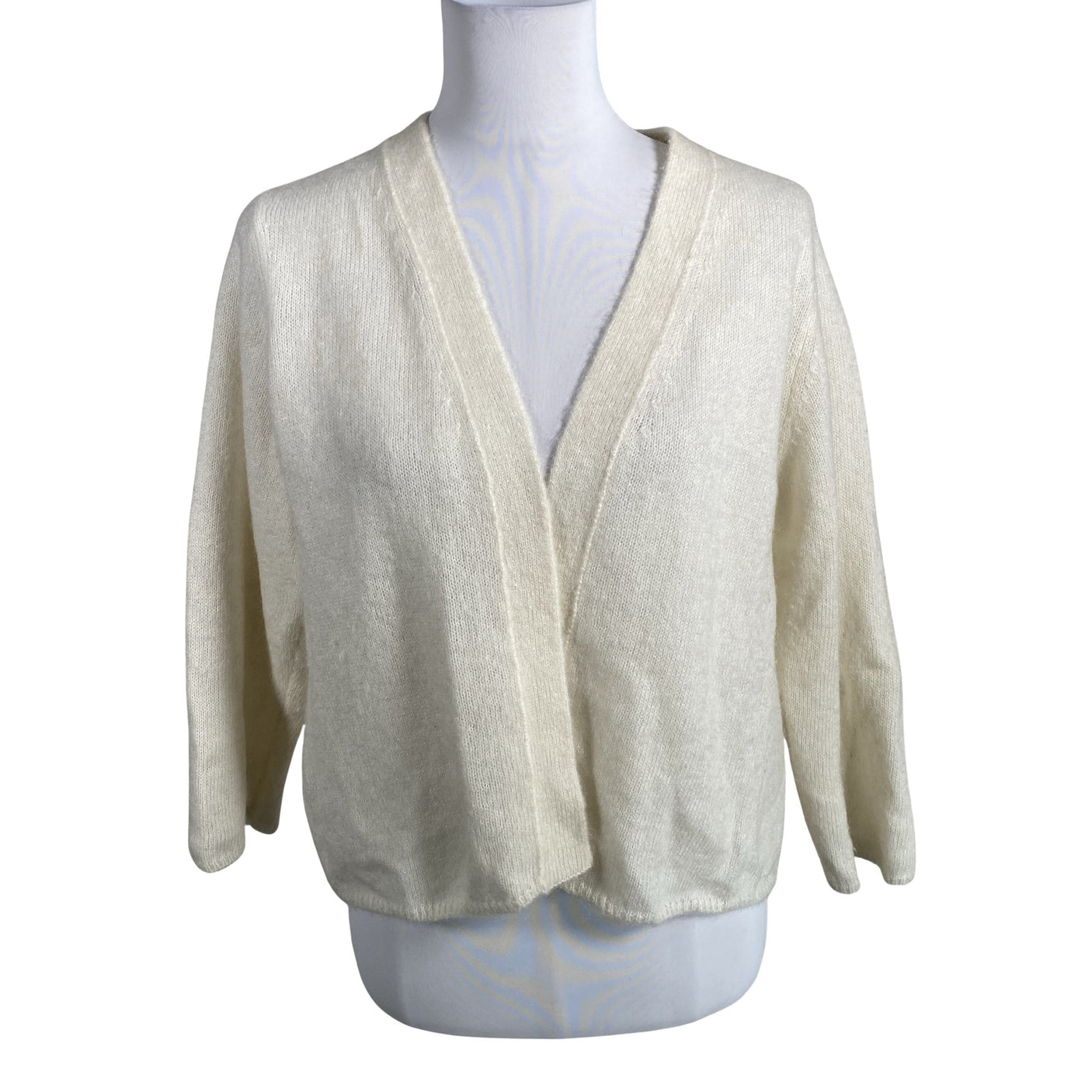 Unisex Essentials by Stockmann - Cardigan, size 40 - Natural white (1)