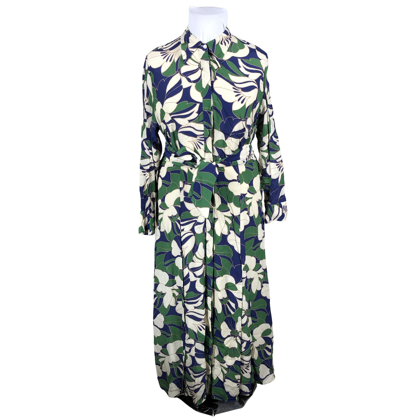 Unisex Ivy & Oak - Schiffon dress, size 46 - Blue (1)